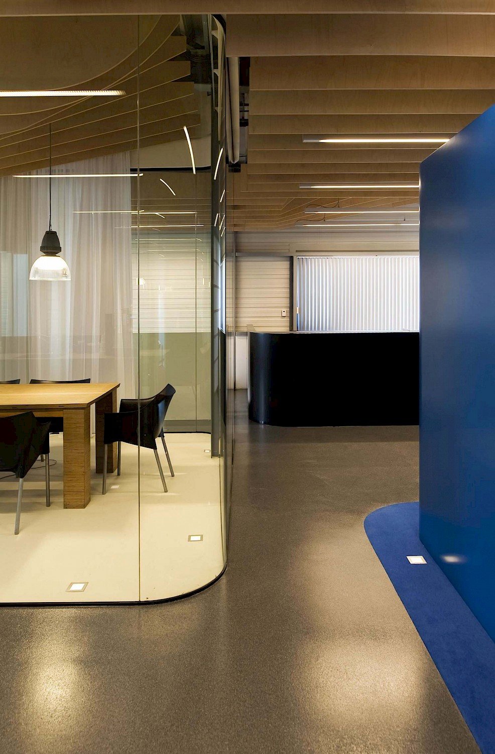 Office space on the first floor of the Grand Catering building. Office space on the first floor of the Grand Catering building.