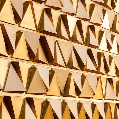Liong Lie architects Gold Souk detail golden facade